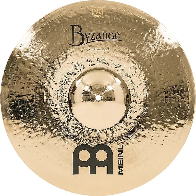 Platillo crash de 18" con efecto martillado Meinl Brilliant B18HHC-B